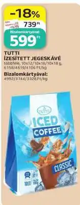Auchan TUTTI Ízesített Jegeskávé ajánlat