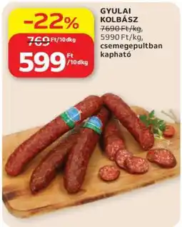 Auchan Gyulai kolbász ajánlat