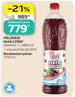 Auchan Pölöskei Diab Szörp ajánlat