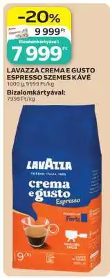 Auchan LAVAZZA CREMA E GUSTO ESPRESSO SZEMES KÁVÉ ajánlat