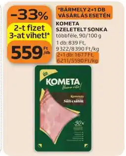 Auchan KOMETA SZELETELT SONKA ajánlat
