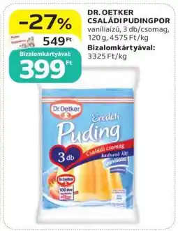 Auchan Dr. Oetker Családi Pudingpor ajánlat