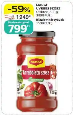 Auchan Maggi üveges szósz ajánlat