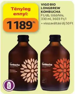Auchan VIGO BIO LONGBREW KOMBUCHA ajánlat