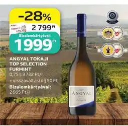 Auchan ANGYAL TOKAJI TOP SELECTION FURMINT ajánlat