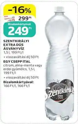 Auchan Szentkirályi Extra Dús Ásványvíz ajánlat