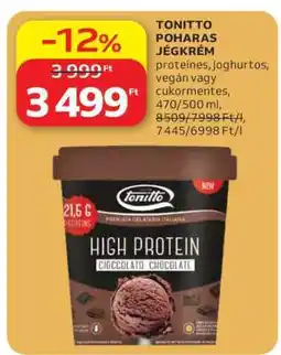 Auchan Tonitto poharas jégkrém ajánlat