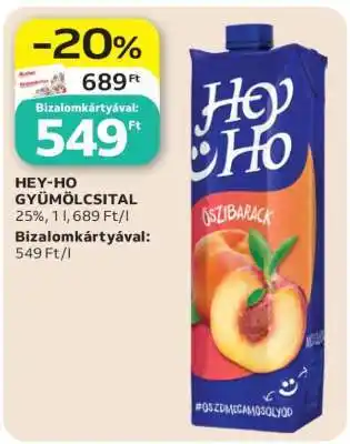 Auchan HEY-HO GYÜMÖLCSITAL ajánlat