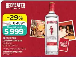Auchan BEEFEATER London Dry gin ajánlat