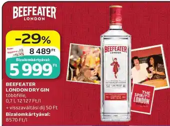 Auchan BEEFEATER London Dry gin ajánlat