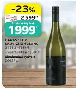 Auchan Haraszthy Sauvignon Blanc ajánlat