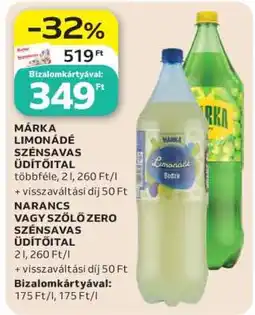Auchan Márka Limonádé szénsavas üdítőital ajánlat