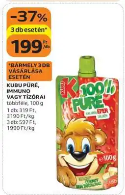 Auchan KUBU PŰRÉ, IMMUNO VAGY TÍZÓRAI ajánlat