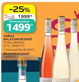 Auchan VARGA BALATONI PEZSGŐ ajánlat