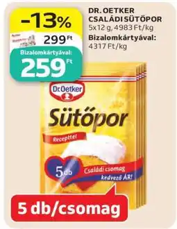 Auchan DR. OETKER CSALÁDI SÜTŐPOR ajánlat