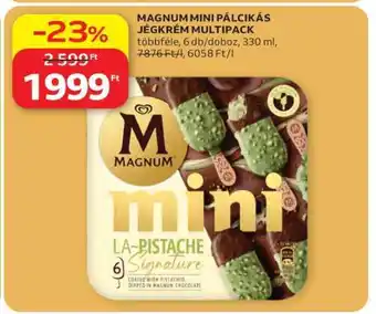Auchan Magnum Mini Pálcikás Jégkrém Multipack ajánlat