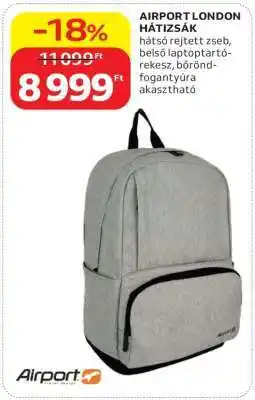 Auchan AIRPORT LONDON HÁTIZSÁK ajánlat