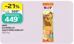 Auchan HIPP GYÜMÖLCS- VAGY MÜZLISZELET ajánlat