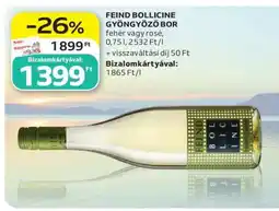 Auchan FEIND BOLLICINE GYÖNGYÖZŐ BOR ajánlat