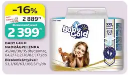 Auchan BABY GOLD NADRÁGPELENKA ajánlat