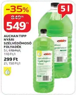 Auchan AUCHAN TIPP NYÁRI SZÉLVÉDŐMOSÓ FOLYADÉK ajánlat