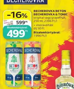 Auchan BECHEROVKA BETON BECHEROVKA & TONIC ajánlat