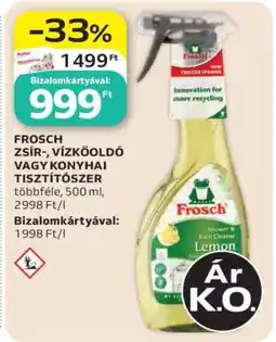 Auchan FROSCH ZSÍR-, VÍZKŐOLDÓ VAGY KONYHAI TISZTÍTÓSZER ajánlat