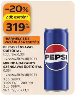 Auchan Pepsi szénsavas üdítőital ajánlat