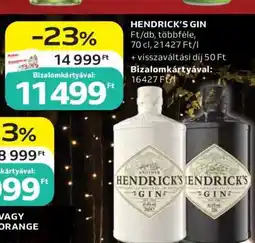 Auchan Hendrick's Gin ajánlat
