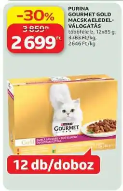 Auchan PURINA GOURMET GOLD MACSKAELEDEL-VÁLOGATÁS ajánlat