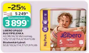 Auchan Libero Up&Go bugyipelenka ajánlat