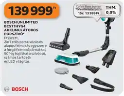 Auchan BOSCH UNLIMITED BCS71HYG4 AKKUMULÁTOROS PORSZÍVÓ ajánlat