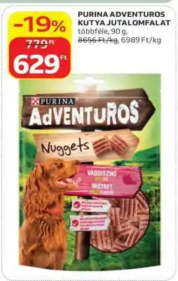 Auchan PURINA ADVENTUROS KUTYA JUTALOMFALAT ajánlat