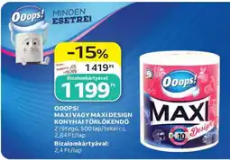 Auchan Ooops! Maxi vagy Maxi Design Konyhai Törlőkendő ajánlat