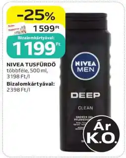 Auchan NIVEA tusfürdő ajánlat