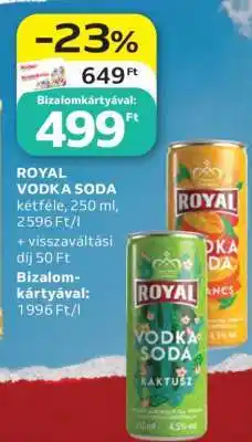 Auchan ROYAL VODKA SODA ajánlat