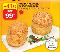 Auchan Auchan Kedvenc Sajtos Pogácsa ajánlat