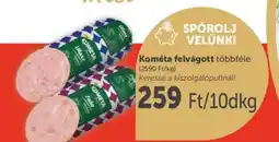 PRIVÁT Kométa felvágott ajánlat