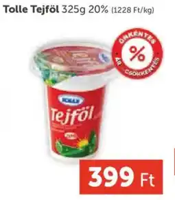 PRIVÁT Tolle Tejföl ajánlat
