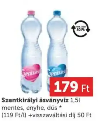 PRIVÁT Szentkirályi ásványvíz ajánlat