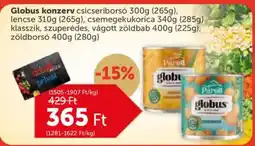 PRIVÁT Globus konzerv ajánlat