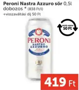 PRIVÁT Peroni Nastra Azzuro sör ajánlat