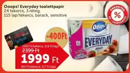 PRIVÁT Ooops! Everyday toalettpapír ajánlat