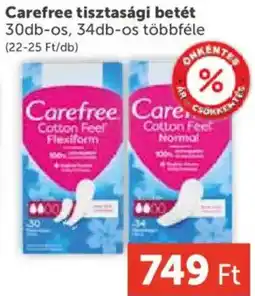 PRIVÁT Carefree tisztasági betét ajánlat
