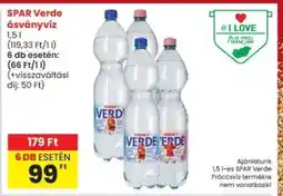 Interspar SPAR Verde ásványvíz ajánlat