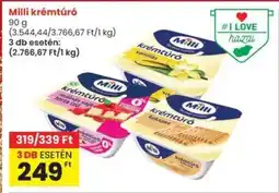 Interspar MILLI Krémtúró ajánlat