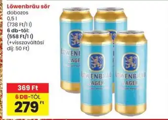 Interspar Löwenbräu sör ajánlat