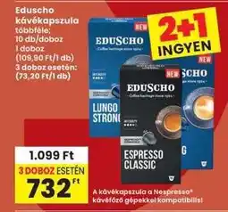 Interspar Eduscho kávékapszula ajánlat