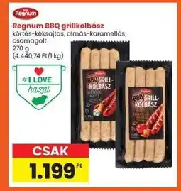 Interspar Regnum BBQ grillkolbász ajánlat