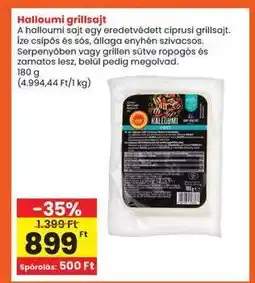 Interspar Halloumi grillsajt ajánlat